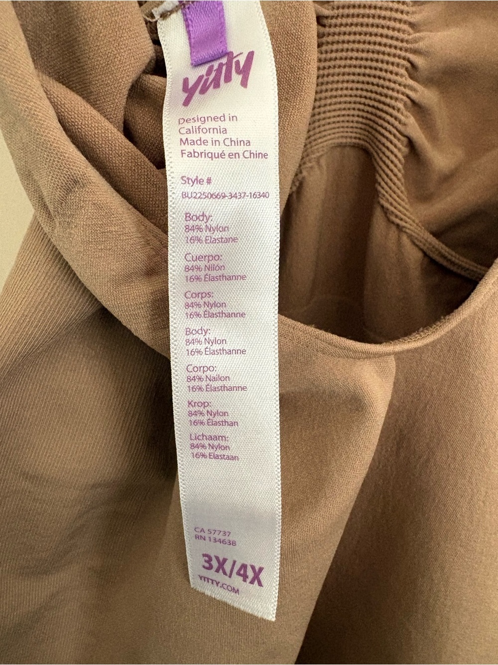 Yitty One-Piece Shapewear Bodysuit - Picture 3 of 4